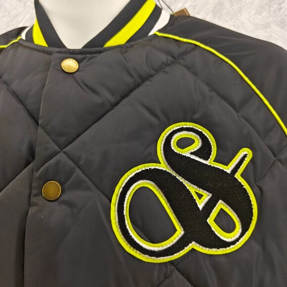 Scotch & Soda Quilted Jacket Men Medium Yratchie Varsity Bomber Water Repellant - Picture 2 of 15